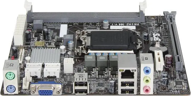 Alt view image 2 of 5 - ECS H61H2-M4 (V1.0) LGA 1155 Intel H61 Micro ATX Intel Motherboard