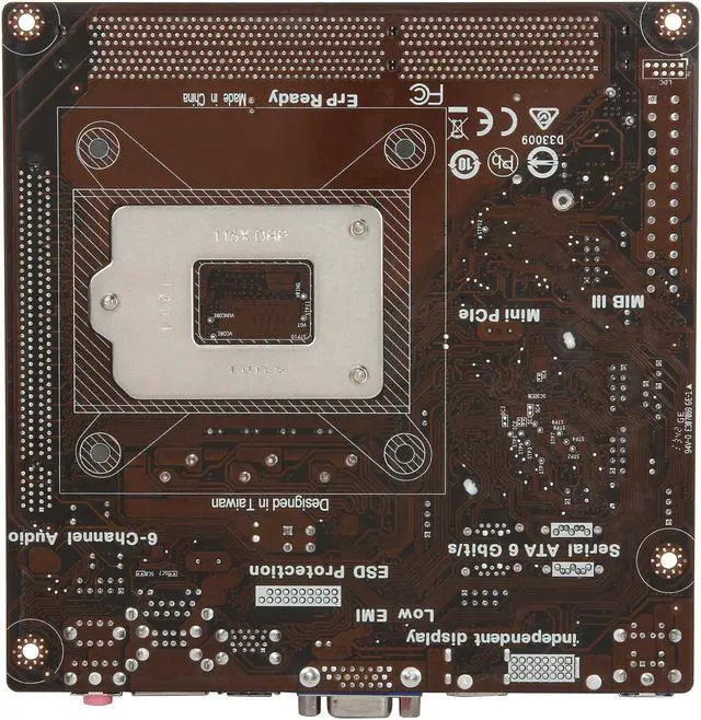 Alt view image 4 of 5 - ECS H81H3-I/HDMI (V1.0) LGA 1150 Intel H81 HDMI USB 3.0 Mini ITX Intel Motherboard