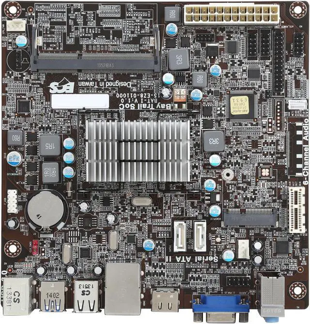 Alt view image 3 of 5 - ECS BAT-I(1.0)/J2900 Intel Bay Trail J2900 Mini ITX Motherboard / CPU / VGA Combo