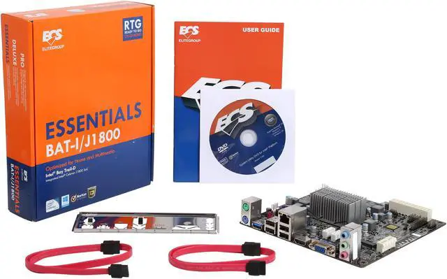 Alt view image 5 of 5 - ECS BAT-I(1.0)/J1800 Intel Bay Trail J1800 Mini ITX Motherboard / CPU / VGA Combo