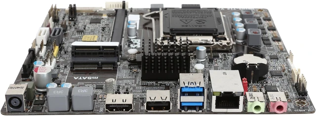 Alt view image 2 of 5 - ECS H81H3-TI2 LGA 1150 Intel H81 HDMI USB 3.0 Thin Mini-ITX Intel Motherboard