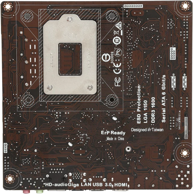 Alt view image 4 of 5 - ECS H81H3-TI2 LGA 1150 Intel H81 HDMI USB 3.0 Thin Mini-ITX Intel Motherboard