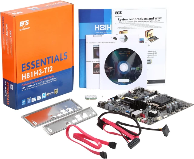 Alt view image 5 of 5 - ECS H81H3-TI2 LGA 1150 Intel H81 HDMI USB 3.0 Thin Mini-ITX Intel Motherboard
