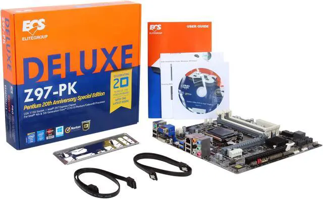 Alt view image 5 of 5 - ECS Z97-PK(V1.0) LGA 1150 Intel Z97 HDMI USB 3.0 Micro ATX Intel Motherboard