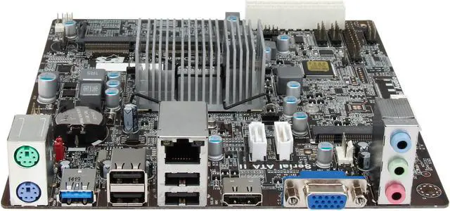 Alt view image 2 of 5 - ECS BAT-I(1.2)/J2900 Intel Pentium J2900 2.41 GHz Mini ITX Motherboard / CPU / VGA Combo