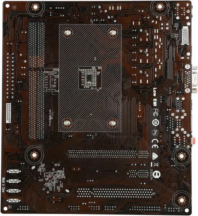 Alt view image 4 of 5 - ECS A68M-C4DL (V2.0) FM2+ / FM2 AMD A68H FCH (Bolton D2H) USB 3.0 HDMI Micro ATX AMD Motherboard