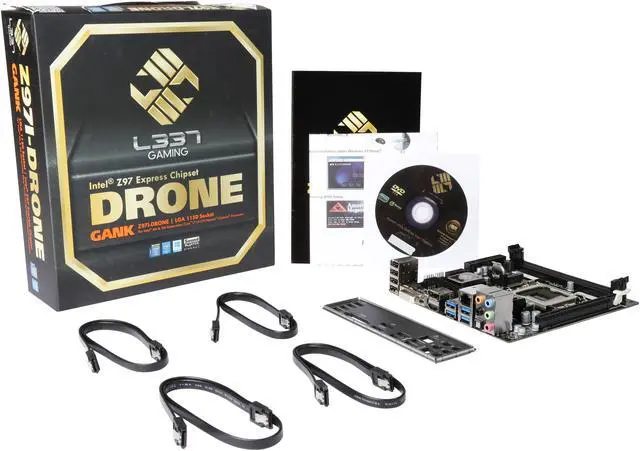 Alt view image 5 of 5 - ECS Z97I-DRONE (V1.0A) LGA 1150 Intel Z97 HDMI USB 3.0 Mini ITX Motherboards - Intel