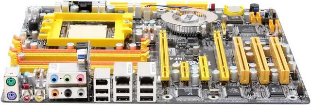 Alt view image 2 of 5 - DFI LANPARTY UT NF4 SLI-DR Venus 939 NVIDIA nForce4 SLI ATX AMD Motherboard