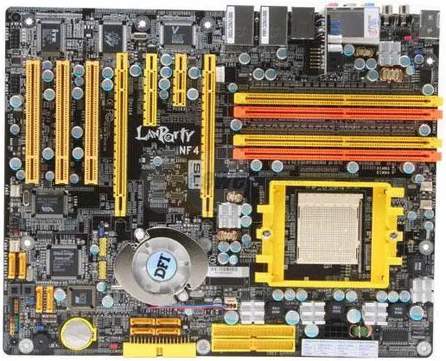 Alt view image 3 of 5 - DFI LANPARTY UT NF4 SLI-DR Venus 939 NVIDIA nForce4 SLI ATX AMD Motherboard