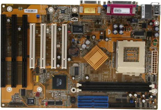 Alt view image 3 of 5 - DFI CM64-AL Socket 370 VIA Apollo PLE133T 8601T ATX Intel Motherboard