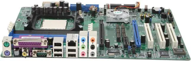 Alt view image 2 of 5 - DFI INFINITY NF ULTRAII-M2 AM2 NVIDIA nForce4 Ultra ATX AMD Motherboard