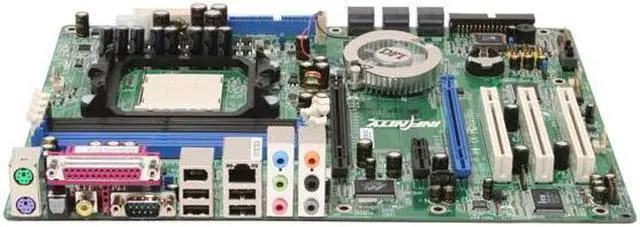 Alt view image 2 of 7 - DFI INFINITY NF570 SLI-M2/G AM2 NVIDIA nForce 570 SLI MCP ATX AMD Motherboard
