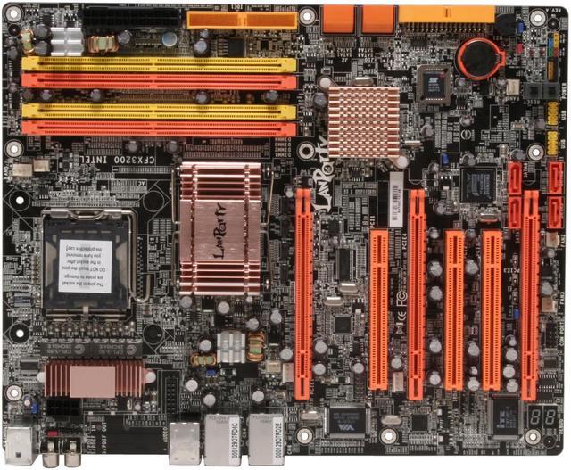 Alt view image 3 of 8 - DFI ICFX3200-T2R/G LGA 775 ATI CrossFire Xpress 3200 IE ATX Intel Motherboard