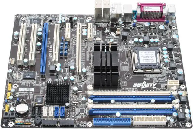 Alt view image 3 of 7 - DFI INFINITY P965-S LGA 775 Intel P965 Express ATX Intel Motherboard