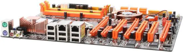 Main image of DFI LP UT NF680I LT SLI-T2 LGA 775 NVIDIA nForce 680i LT SLI ATX Intel Motherboard