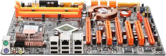 Alt view image 2 of 9 - DFI LP UT NF680I LT SLI-T2 LGA 775 NVIDIA nForce 680i LT SLI ATX Intel Motherboard