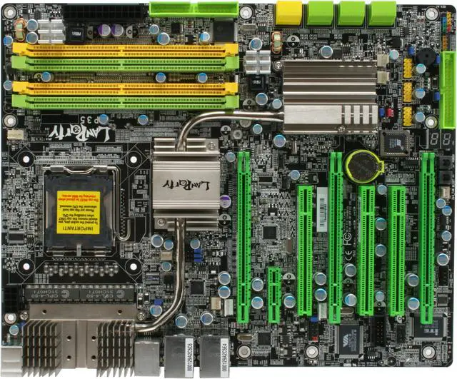 Alt view image 3 of 8 - DFI LP UT P35 T2R LGA 775 Intel P35 ATX Intel Motherboard