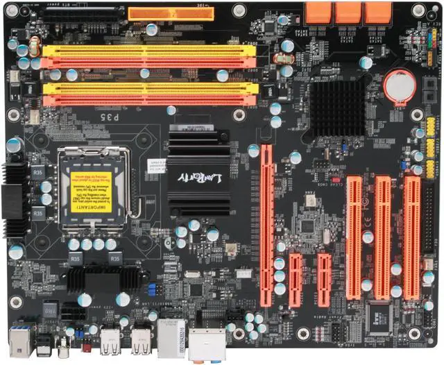 Alt view image 3 of 7 - DFI LANPARTY DK P35-T2RS LGA 775 Intel P35 ATX Intel Motherboard
