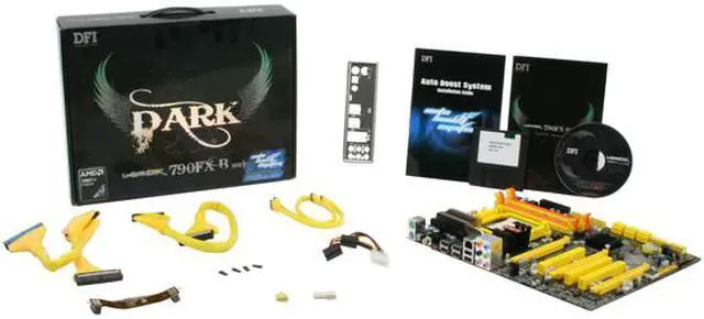 Alt view image 5 of 5 - DFI LP DK 790FX-M2RS AM2+/AM2 AMD 790FX ATX AMD Motherboard