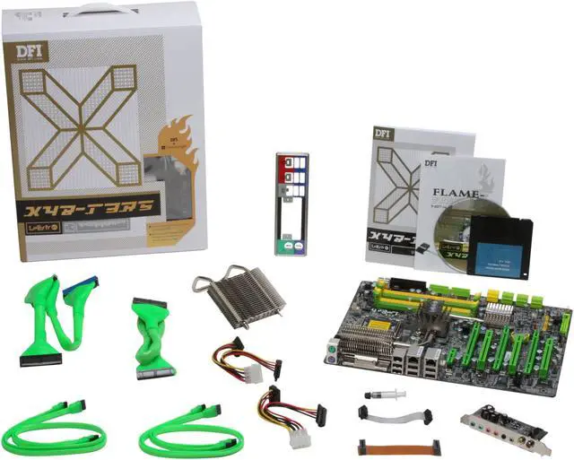Alt view image 5 of 5 - DFI LANPARTY UT X48-T3R LGA 775 Intel X48 ATX Intel Motherboard