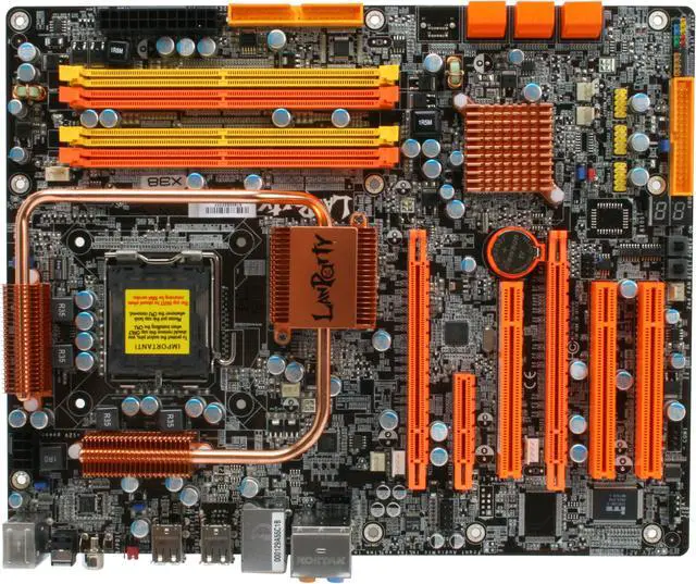 Alt view image 6 of 8 - DFI LANPARTY DK X38-T2RB LGA 775 Intel X38 ATX Intel Motherboard