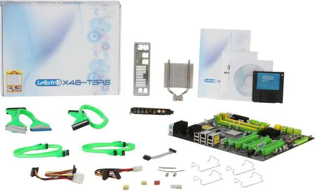 Alt view image 5 of 5 - DFI LANPARTY LT X48-T3RS LGA 775 Intel X48 ATX Intel Motherboard
