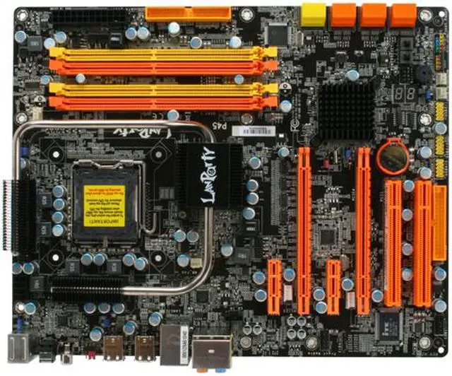 Alt view image 3 of 5 - DFI LP DK P45-T2RS PLUS LGA 775 Intel P45 ATX Intel Motherboard