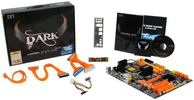 Alt view image 5 of 5 - DFI LP DK P45-T2RS PLUS LGA 775 Intel P45 ATX Intel Motherboard