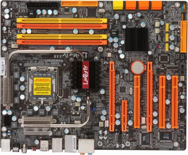 Alt view image 3 of 5 - DFI LP DK X48-T2RSB PLUS LGA 775 Intel X48 ATX Intel Motherboard