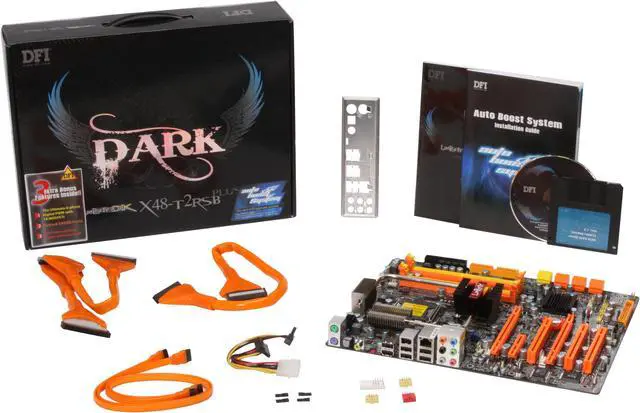 Alt view image 5 of 5 - DFI LP DK X48-T2RSB PLUS LGA 775 Intel X48 ATX Intel Motherboard