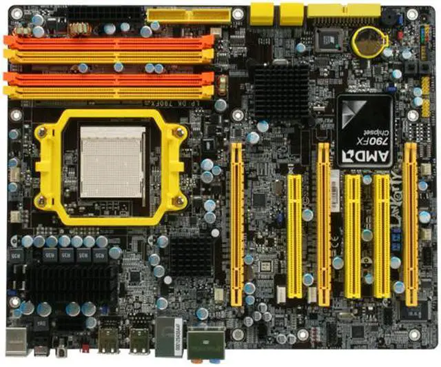 Alt view image 3 of 5 - DFI LP DK 790FXB-M2RSH AM2+/AM2 AMD 790FX ATX AMD Motherboard