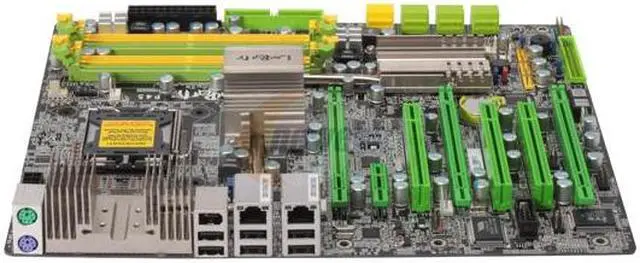 Alt view image 2 of 5 - DFI LANPARTY UT P45-T2RS LGA 775 Intel P45 ATX Intel Motherboard