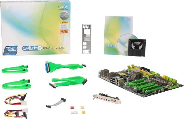 Alt view image 5 of 5 - DFI LANPARTY UT P45-T2RS LGA 775 Intel P45 ATX Intel Motherboard
