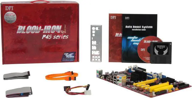 Alt view image 5 of 5 - DFI BI P45-T2RS LGA 775 Intel P45 ATX Intel Motherboard