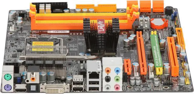 Alt view image 2 of 5 - DFI LP JR GF9400-T2RS LGA 775 NVIDIA GeForce 9400 HDMI Micro ATX Intel Motherboard