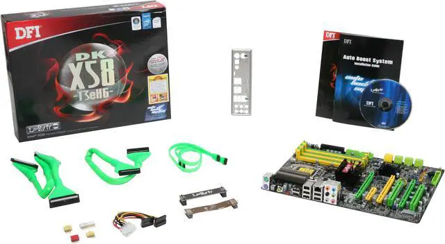 Alt view image 5 of 5 - DFI LP DK X58-T3eH6 LGA 1366 Intel X58 ATX Intel Motherboard