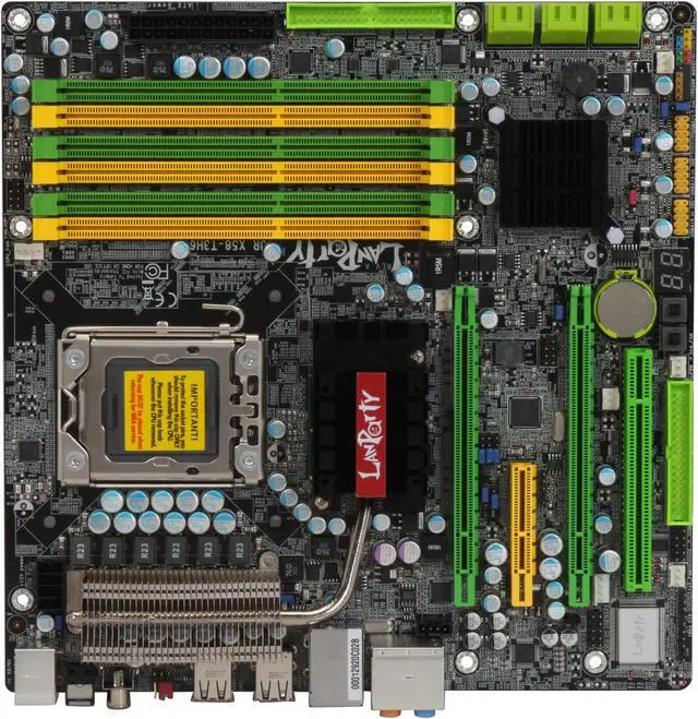 Alt view image 3 of 5 - DFI LANPARTY JR X58-T3H6 LGA 1366 Intel X58 Micro ATX Intel Motherboard
