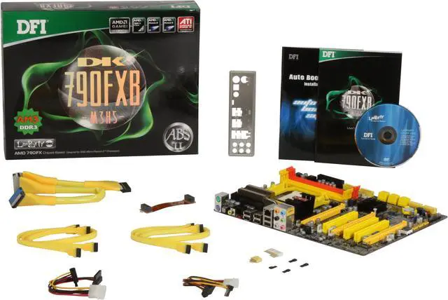 Alt view image 5 of 5 - DFI LANParty DK 790FXB-M3H5 AM3 AMD 790FX ATX AMD Motherboard