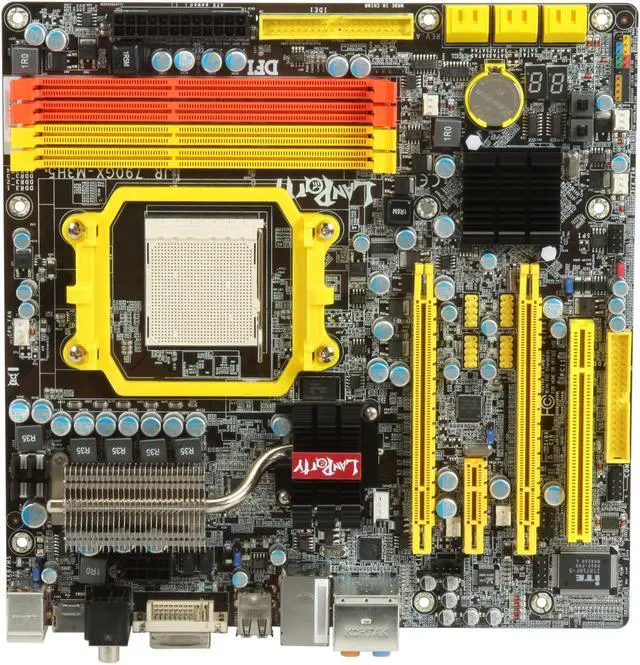 Alt view image 3 of 5 - DFI LP JR 790GX-M3H5 AM3 AMD 790GX HDMI Micro ATX AMD Motherboard