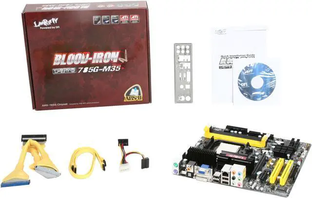 Alt view image 5 of 5 - DFI LANParty BI 785-M35 AM3 AMD 785G HDMI Micro ATX AMD Motherboard