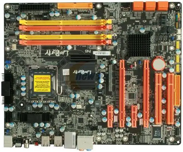 Alt view image 3 of 5 - DFI LANParty DK P45-T2RS Elite LGA 775 Intel P45 ATX Intel Motherboard
