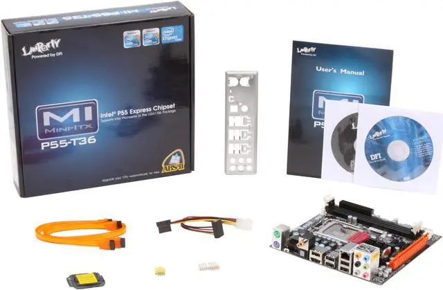 Alt view image 5 of 5 - DFI LANParty MI P55-T36 LGA 1156 Intel P55 Mini ITX Intel Motherboard