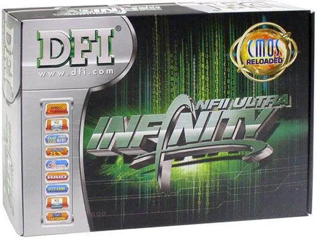 Alt view image 4 of 4 - DFI NFII Ultra-INFINITY 462(A) NVIDIA nForce2 Ultra 400 ATX AMD Motherboard