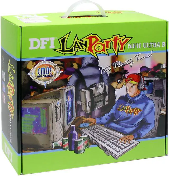 Alt view image 5 of 5 - DFI LANPARTY NFII ULTRAB 462(A) NVIDIA nForce2 Ultra 400 ATX AMD Motherboard