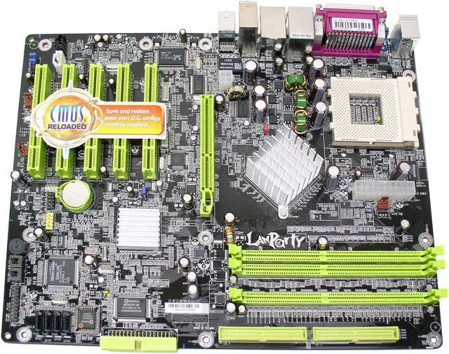 Alt view image 2 of 5 - DFI LANPARTY NFII ULTRAB 462(A) NVIDIA nForce2 Ultra 400 ATX AMD Motherboard