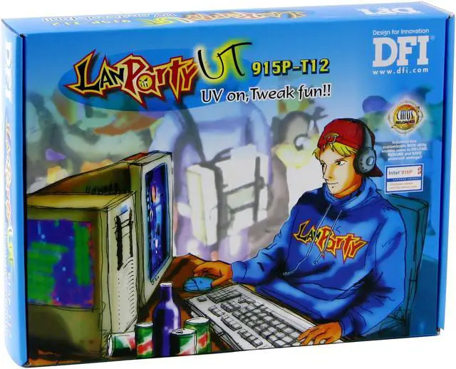 Alt view image 4 of 4 - DFI LANPARTY UT 915P-T12 LGA 775 Intel 915P ATX Intel Motherboard