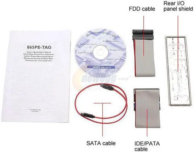 Alt view image 4 of 5 - DFI 865PE-TAG LGA 775 Intel 865PE ATX Intel Motherboard