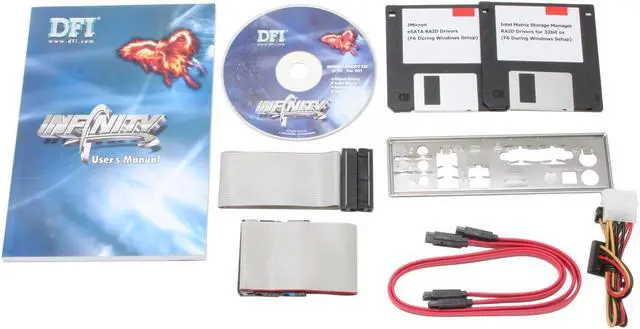 Alt view image 4 of 5 - DFI INFINITY 975X LGA 775 Intel 975X ATX Intel Motherboard