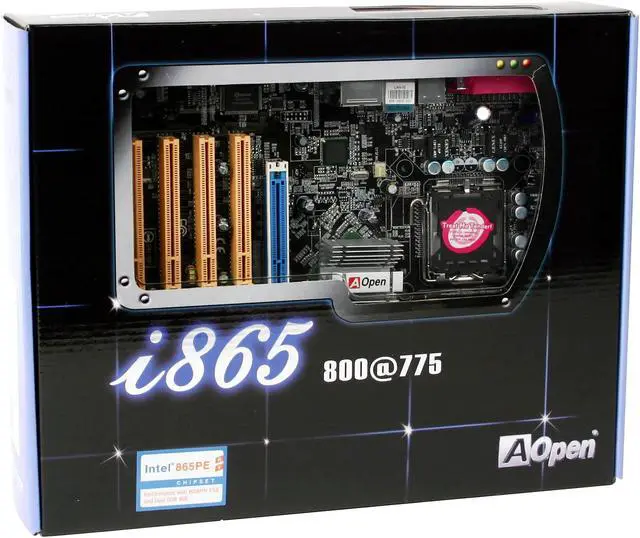 Alt view image 5 of 5 - AOpen i865PEa-7IF LGA 775 Intel 865PE ATX Intel Motherboard