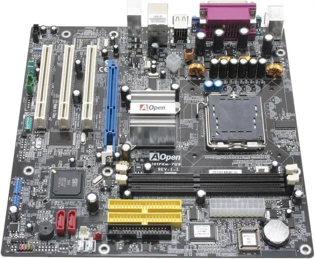 Alt view image 2 of 4 - AOpen s661FXm-7US LGA 775 SiS 661FX Micro ATX Intel Motherboard